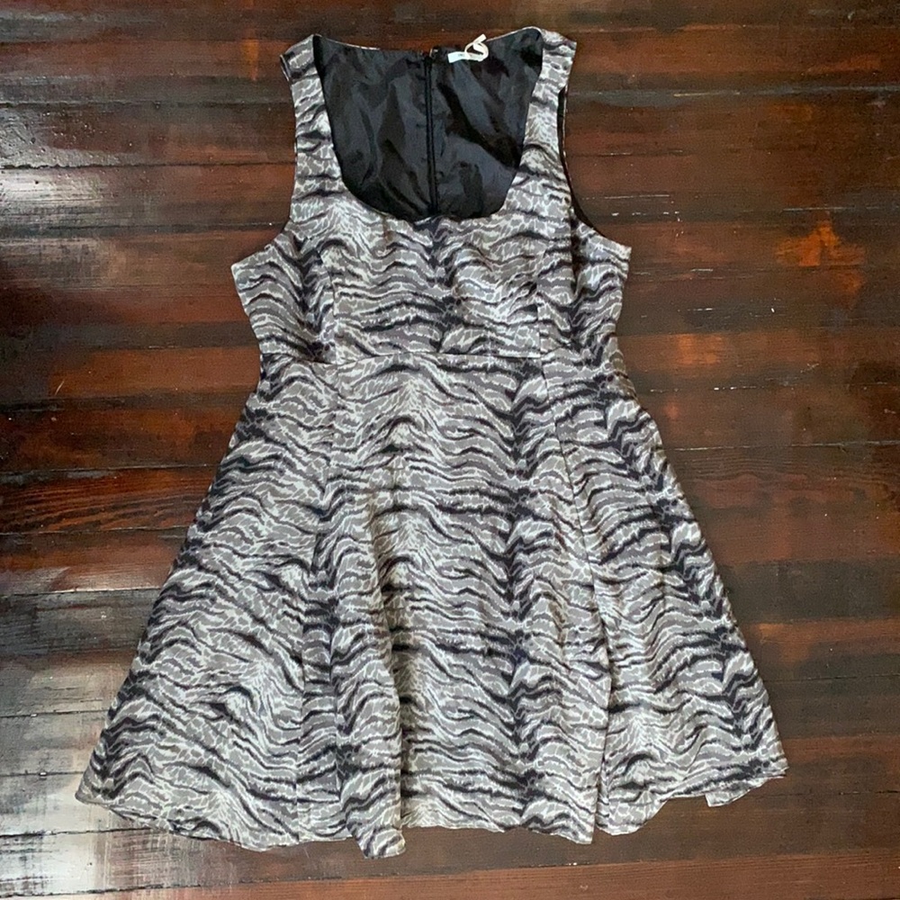 Kimchi blue pattern fit and flair dress